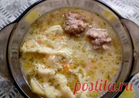 Суп с фрикадельками и сырными рулетиками Автор рецепта Мария Иванова - Cookpad
