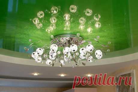 Установка люстры на натяжной потолок. Особенности установки люстры на натяжной потолок