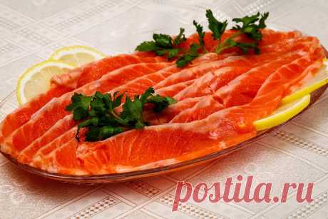 Вкусная малосольная форель Рецепт - Журнал полезных совет