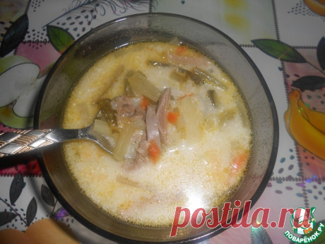 Рассольник с рисом и языком Кулинарный рецепт