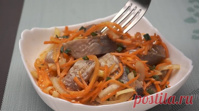 Салат-закуска из селедки. Попробуйте, вы обалдеете как это вкусно!