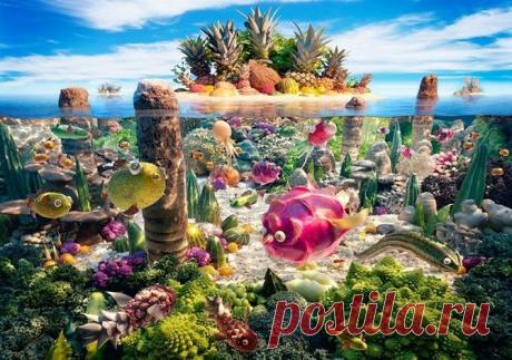 красные волны