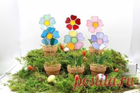Flor de cristal hecha a mano, perfecta para cualquier ocasión - Etsy Chile