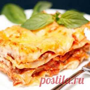 Лазанья с мясным фаршем и пармезаном рецепт – паста и пицца