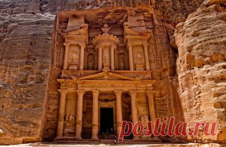 Древний город Петра в Иордании - Чудеса света