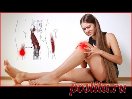 БОЛИТ КОЛЕНО. ЧТО ДЕЛАТЬ? 🔴 ТРИГГЕРНЫЕ ТОЧКИ НОГ ⭐ SLAVYOGA