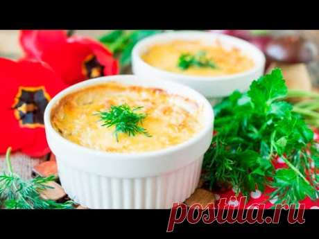 Жульен из курицы и грибов. Быстрый и вкусный рецепт за 20 минут!