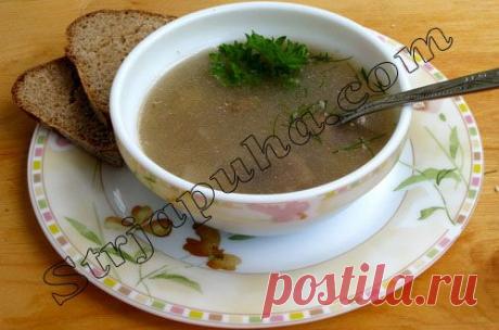 Грибной рассольник без рассола