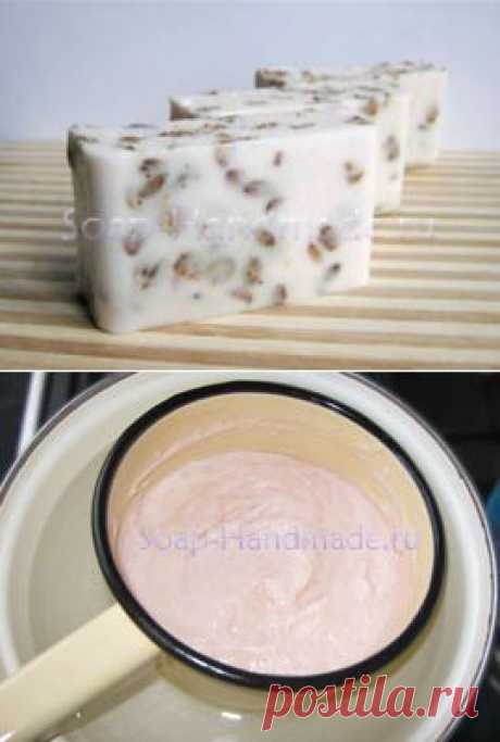 Мыло своими руками: с медом и овсяными хлопьями! Очень простой рецепт для начинающих и не только!