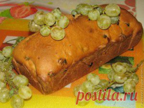 Сметанный кекс с изюмом