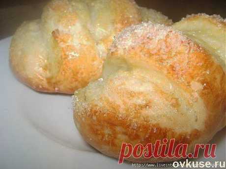 БУЛОЧКИ ВАНИЛЬНЫЕ С САХАРОМ - Простые рецепты Овкусе.ру