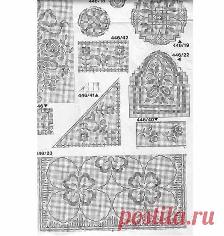 Альбом«Burda special E446 1979 Dentelles filet»/филеечка/