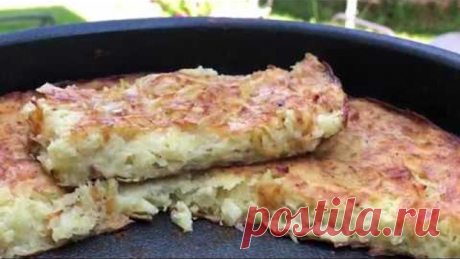 Вкусное и простое блюдо из картофеля. Картофельный кугель. Картофельная бабка. Время поесть.
