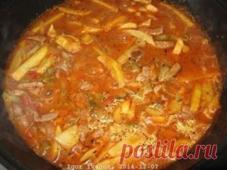 Как приготовить азу почти по-татарски - рецепт, ингредиенты и фотографии