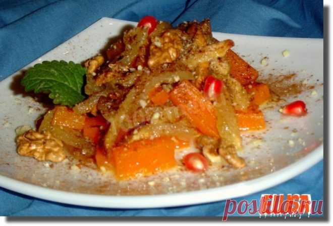 Запеканка из тыквы с яблоками в духовке рецепт с фото пошагово - 1000.menu