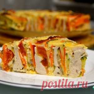 ОВОЩНАЯ ЗАПЕКАНКА С КУРИНОЙ ГРУДКОЙ