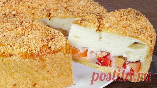 Воздушный и в меру сладкий яблочный пирог с суфле! ВКУСНО и не сложно, семья будет довольна #691 | Самовар | Дзен