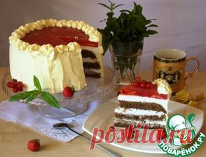 Торт с зефирным кремом - кулинарный рецепт