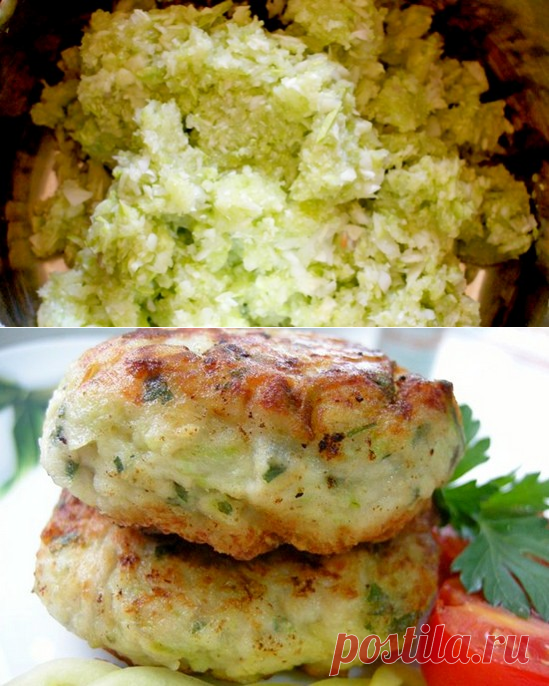 летние куриные котлеты с рисом и кабачками крица)