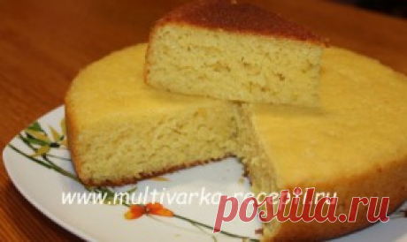 Лимонный манник в мультиварке