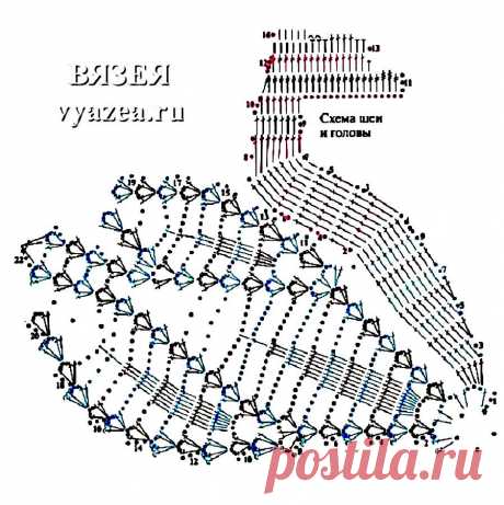 Лебедь крючком схемы