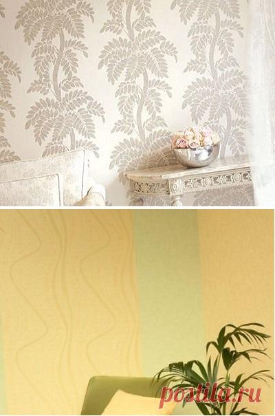 Структурные обои.