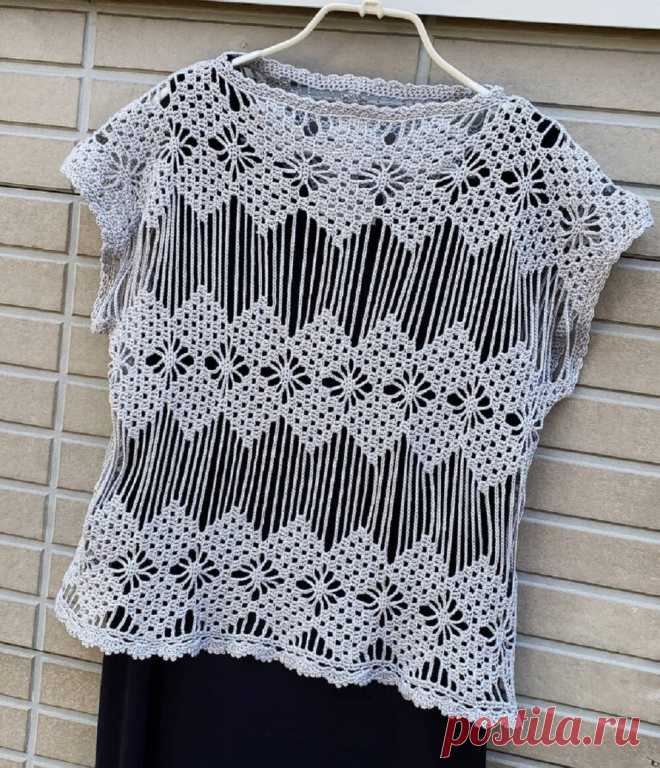 Нежные летние топы крючком. 6 моделей со схемами | Paradosik_Handmade | Яндекс Дзен