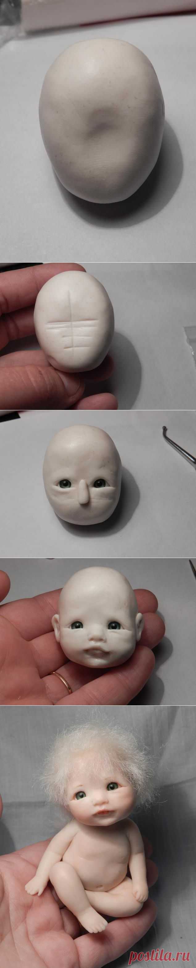 Лепим малыша с открытыми глазками - Ярмарка Мастеров - ручная работа, handmade