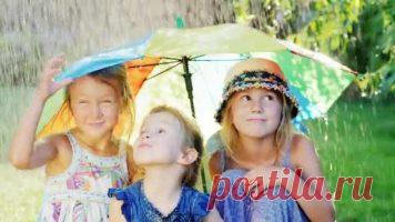 Детская песня с текстом – Сегодня дождь + - Детские клипы Елены Молчановой