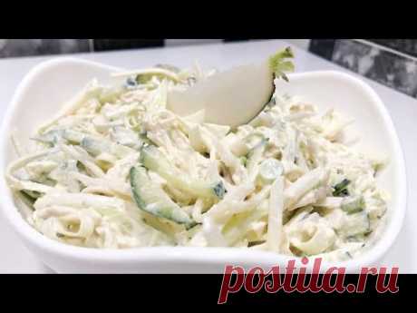Я никогда не ела такой вкусной черной редьки. Салат, который заставит вас полюбить черную редьку.