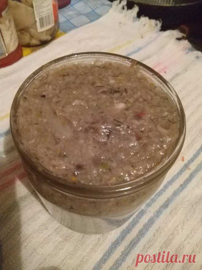 Грибная икра на зиму 