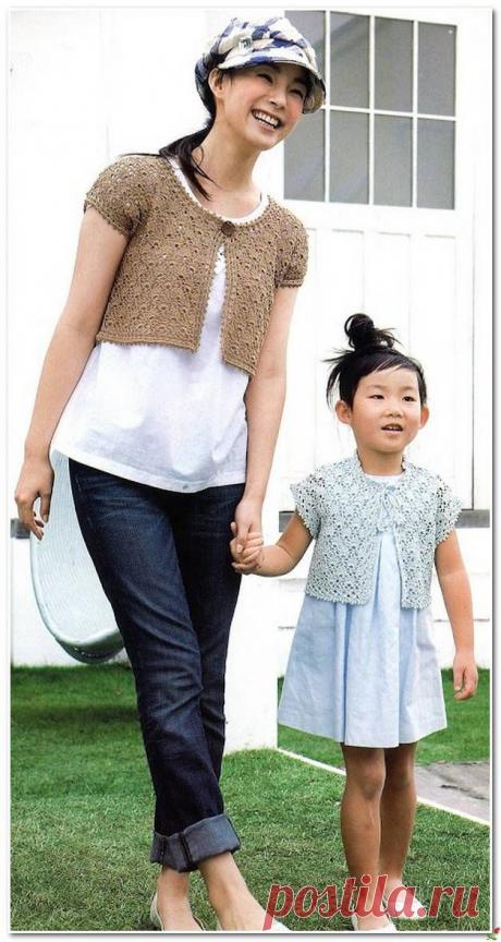 ВЯЖЕМ ДЛЯ МАМЫ И ДОЧКИ..