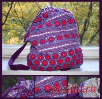 Вязаные сумки, идеи