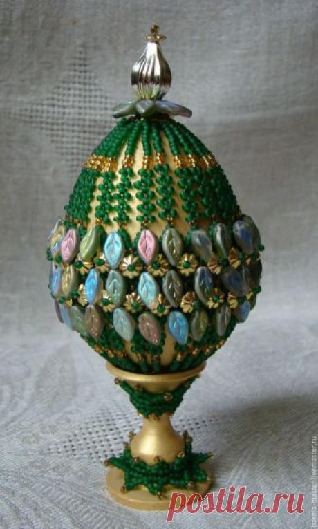 Яйцо пасхальное "Изумрудное" – купить в интернет-магазине на Ярмарке Мастеров с доставкой - 8OLLBRU