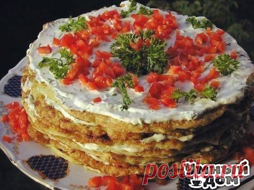 "Торт" из кабачков