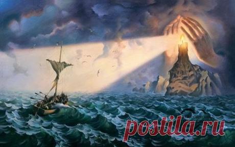 Единственное, что следует делать за спиной у человека - это молиться за него...