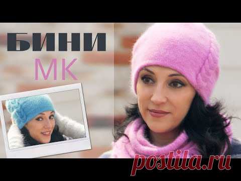 Шапка на вязальной машине Silver Reed. Красивая макушка частичным вязанием!