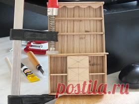 Миниатюра 1:12: Мастер класс по созданию буфета