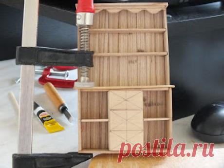 Миниатюра 1:12: Мастер класс по созданию буфета