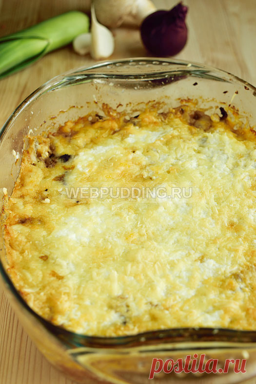 Запеканка из кабачков и грибов | Как приготовить на Webpudding.ru