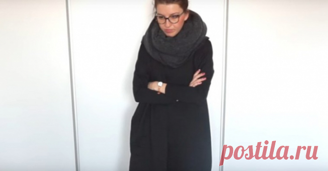 Теплое и уютное платье за один час (Diy) Модная одежда и дизайн интерьера своими руками