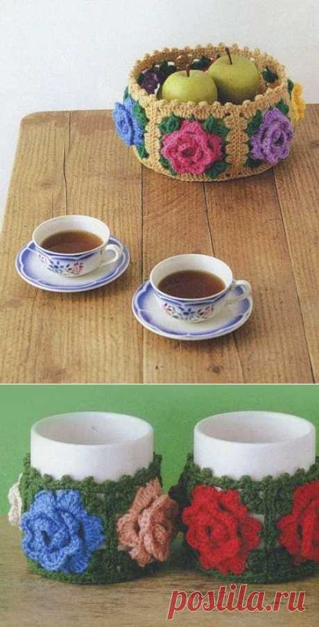 Предметы интерьера вязанные крючком