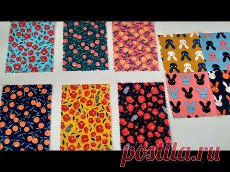 Как сделать красивую сумку из лоскутков ткани.