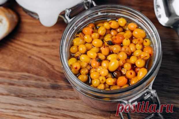 Компот из облепихи на зиму — Домашняя кулинария