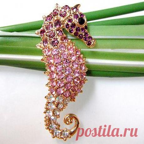 Брошь &quot;Морской конёк&quot;
