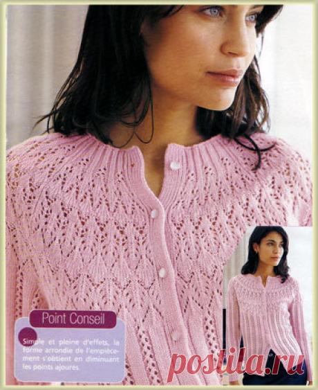 Вязание спицами: модели с круглой кокеткой - Вяжем сети, спицы и крючок - ТВОРЧЕСТВО РУК - Каталог статей - ЛИНИИ ЖИЗНИ