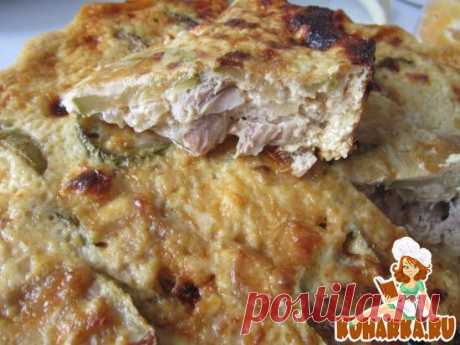 Рецепт: Курица с кабачками.