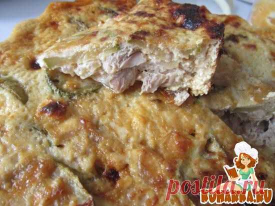 Рецепт: Курица с кабачками.