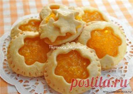 Песочное печенье *Мармеладка* с джемом