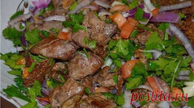 Печень по-грузински: Сочное и вкусное блюдо